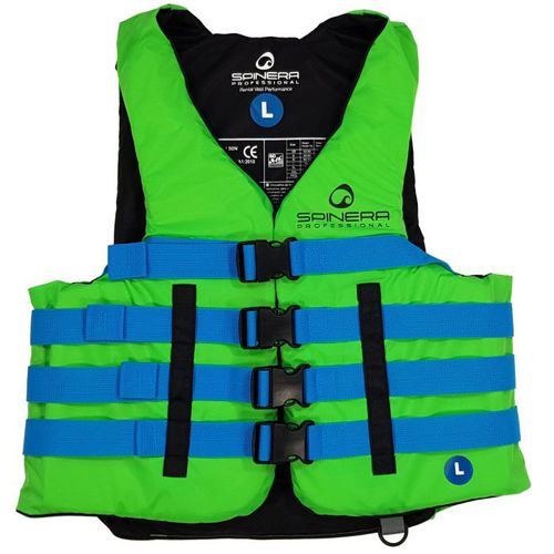 Gilet d'aide à la flottabilité pour sports nautiques - 20433P - Spinera - pour homme / mousse / vert