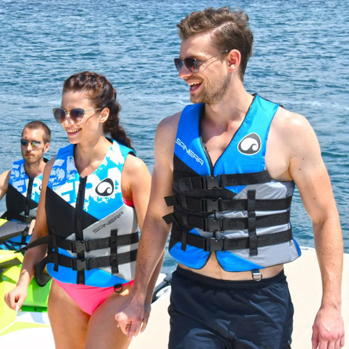 Gilet d'aide à la flottabilité pour sports nautiques - 18286P - Spinera - unisexe / mousse / bleu