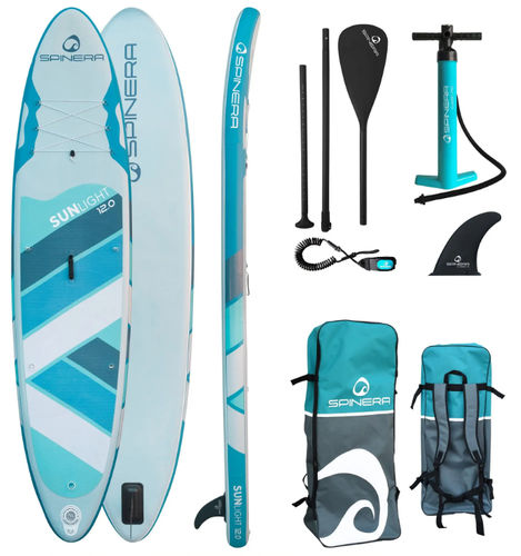 SUP gonflable - Sun Light 12.0 - Spinera - allround / pour adulte / vert