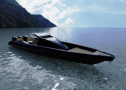 Bateau pneumatique hors-bord - COSMIC 39 - TROPIDA ribs - trimoteur / RIB / à console centrale