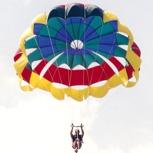 Parachute ascensionnel sur mesure - XXTREME 21 - CUSTOM CHUTES - pour vent fort / pour le lancement du bateau / 1 place
