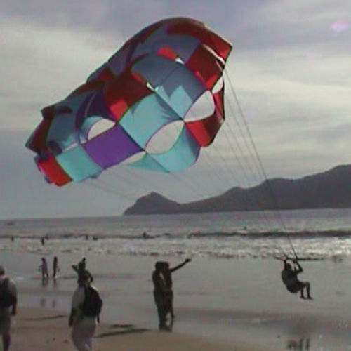 Parachute ascensionnel pour le lancement sur la plage - 28ft Mistral - CUSTOM CHUTES - 1-2 places / 1 place
