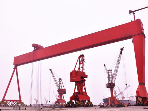 Grue pour chantier naval - Henan Haitai Ship Crane Co., Ltd. - pour forte charge / à portique