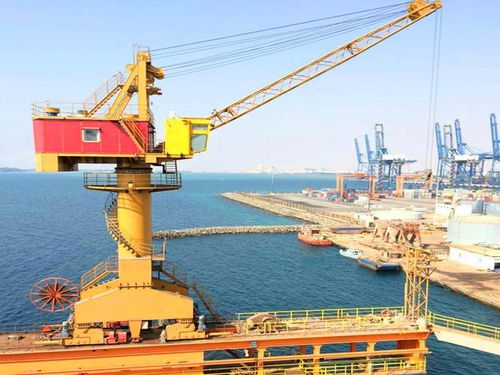 Grue portuaire - Wirerope-luffing / Rack-luffing - Henan Haitai Ship Crane Co., Ltd. - à flèche relevable