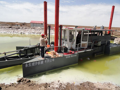 Drague suceuse à désagrégateur - Salt Mining - Qingzhou Yongsheng dredging equipment.co.ltd - catamaran
