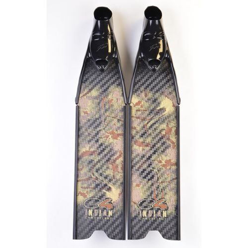 Palme de chasse sous-marine - C4 - INDIAN CAMO MED - Maverick America LLC (C4 USA) - en carbone / chaussante
