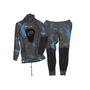 Top lycra à capuche - Dual - Triton X Inc (Rob Allen Diving) - à manches longues