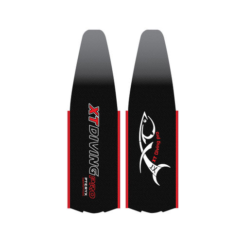 Palme de chasse sous-marine - PTERYX COMPETITION - Xt Diving Pro - en carbone / chaussante / noire