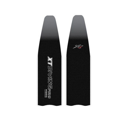 Palme de chasse sous-marine - PTERYX LONG WIDE - Xt Diving Pro - en carbone / chaussante / noire
