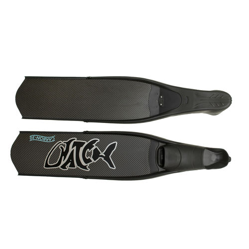 Palme de chasse sous-marine - Hatch Customs - en carbone / chaussante