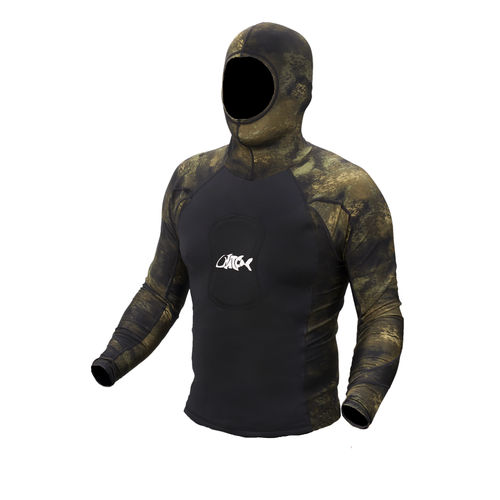 Top lycra à capuche - Hatch Customs - à manches longues