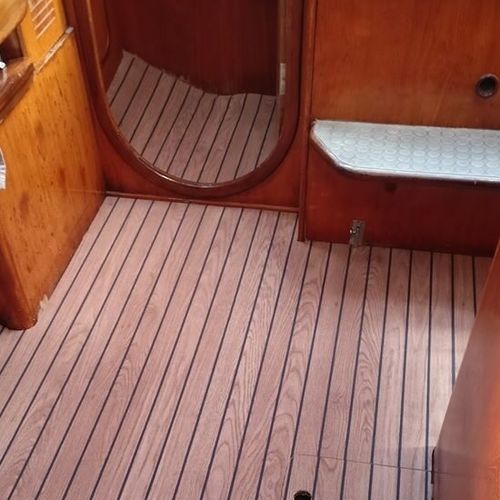 Revêtement de sol en teck synthétique - Carpet - Deckfab - pour yacht / pour bateau / pour voilier