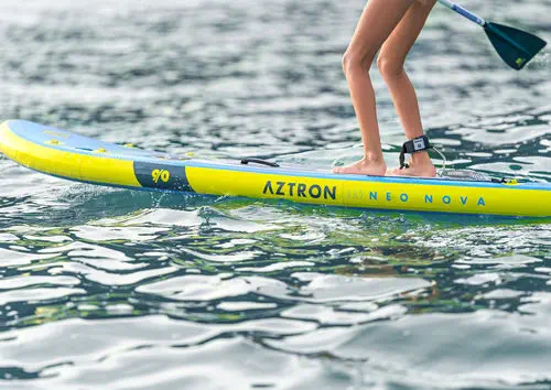 Napatron Paddle SUP Gonflable – 3m X 81.3cm, Capacité 350LBS, PVC Drop-stitch, Pompe Rapide, Kit Réparation, Housse UV, Sac De Transport