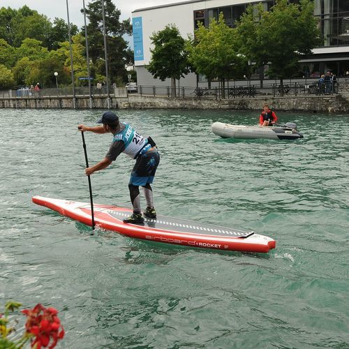 SUP gonflable - ROCKET Light 14'0'' - Airboard - de race / de randonnée / pour fitness