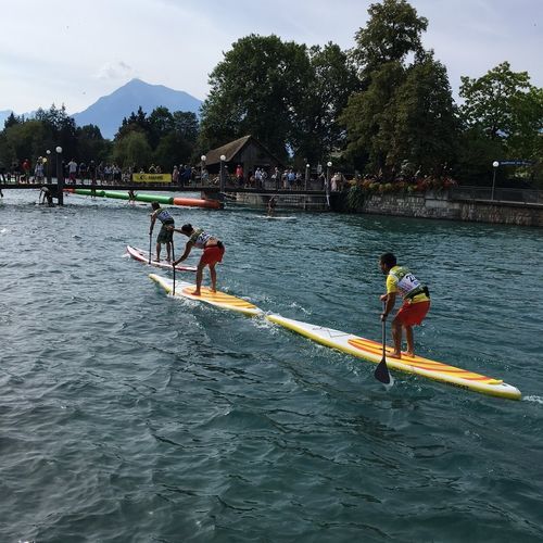 Stand-up paddle gonflable - ROCKET 14'0'' - Airboard - allround / de race / de randonnée