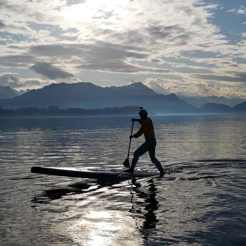 SUP de vagues - FORCE  - Fit Ocean - débutant / pour adulte / bleu