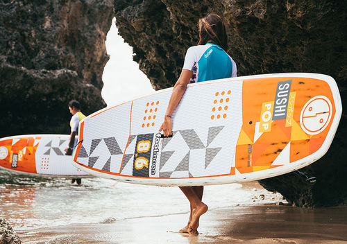 SUP de vagues - Sushi Pop | 8.2 x 105 L - Fool Moon - en carbone