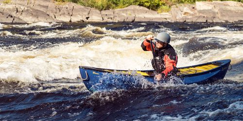 Canoë d'eau vive - Zephyr 2.0 - Esquif International Inc. - monoplace / pour adulte / rouge