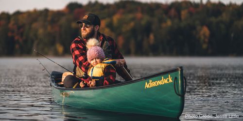 Canoë de randonnée - Adirondack - Esquif International Inc. - de pêche / monoplace / pour adulte