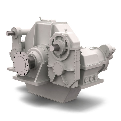 Réducteur pour navire - ACG TS 1000 - ACG TS 1700 - Brunvoll - pour moteur / avec embrayage hydraulique / simple sortie