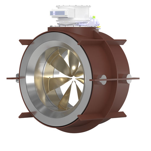 Propulseur azimutal - RDT 800 - Brunvoll - à tunnel / pour navire / RIM-drive
