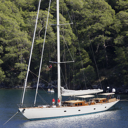 Sailing-superyacht traditionnel - JAZZ JR - TURQUOISE YACHTS - 8 cabines / à salon de pont / sloop