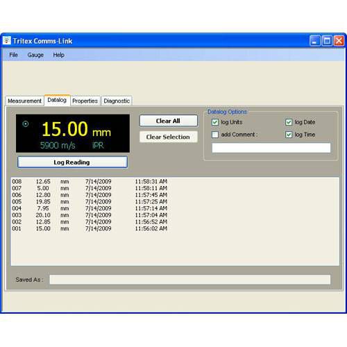 Logiciel de communication - Tritex NDT - de test / de ROV
