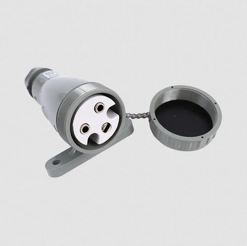Prise électrique étanche pour navire - CZF2-2 - Yuhuan Huaji Marine Electrical Appliance co. Ltd. - femelle / avec capot de protection