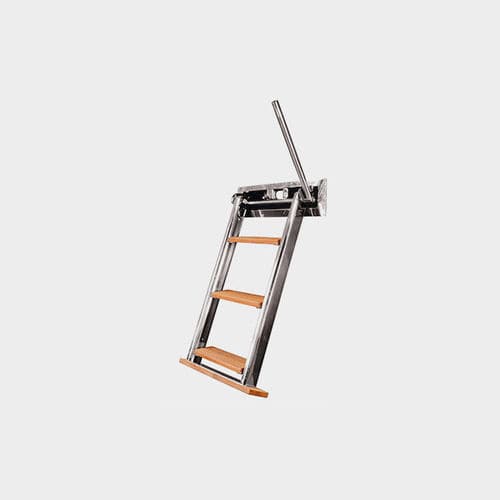 Échelle pour yacht - Ruby - GZ NAUTIC DIVISION - escamotable / de baignade / pour plate-forme