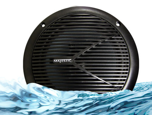 Haut-parleur pour bateau - SPK120B - Majestic - encastrable / d'extérieur / étanche