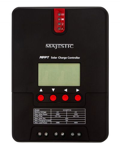 Contrôleur de charge pour panneau solaire - SCCMPPT20 - Majestic - pour batterie / pour bateau / à affichage numérique