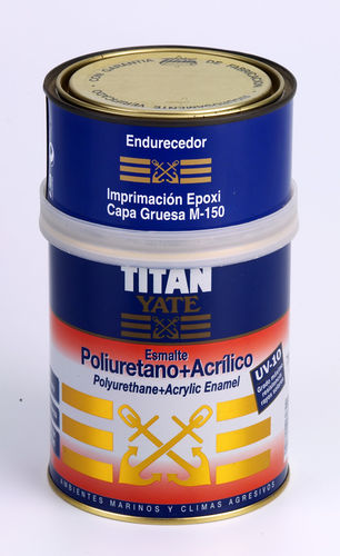 Peinture en polyuréthane - 078 4290 - industrias titan sau - bi-composant / acrylique / satinée