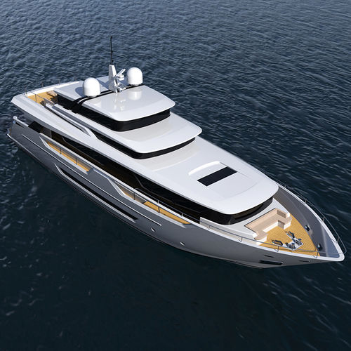 Super-yacht de croisière - JOHNSON 95 - Johnson Yachts Co, Ltd. - à fly / avec timonerie