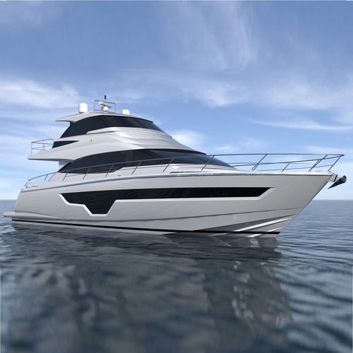 Motor-yacht de croisière - JOHNSON 70 - Johnson Yachts Co, Ltd. - à fly