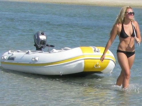 Bateau pneumatique hors-bord - YM200 - Aakron Xpress Ltd - pliable / de plongée / pour la pêche