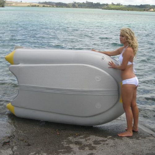 Bateau pneumatique hors-bord - BM420 - Aakron Xpress Ltd - pliable / de plongée / pour la pêche