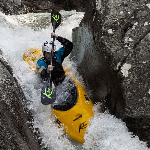 Pagaie pour kayak - Scorpion Evolution EFC - Kober Paddel - d'eau vive / asymétrique / double