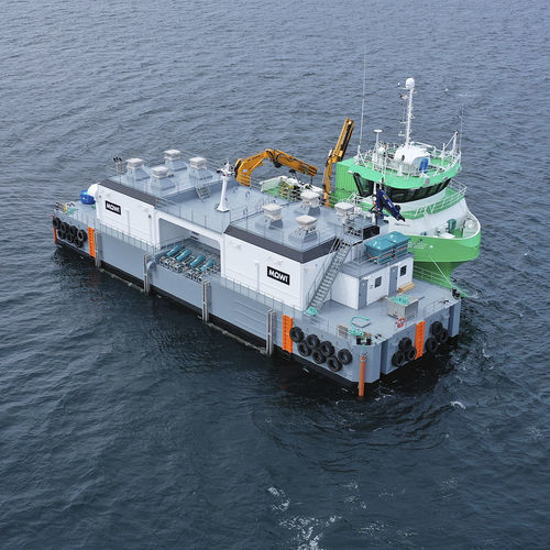 Navire spécial barge - Center SeaFarm Feeder Center 500 - scaleaq - feeder
