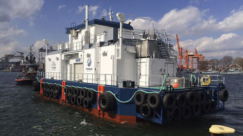 Navire spécial barge - SeaFarm Feeder Center 300 - scaleaq - feeder