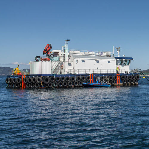 Navire spécial barge - SeaFarm Feeder Bow 300 - scaleaq - feeder