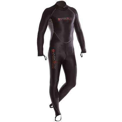 Combinaison en néoprène de plongée - REAR ZIP - Sharkskin - à manches longues / monopièce / body