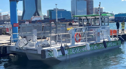 Bateau antipollution - MULTI CLEANER 100 E - Efinor Sea Cleaner - multicoque / en aluminium