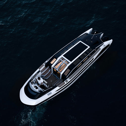 Vedette hors-bord - LIMO - Ante Tenders - bimoteur / haute performance / avec cabine