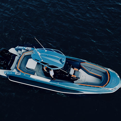 Bateau pneumatique hors-bord - GT10 HT - Ante Tenders - bimoteur / RIB / à console centrale