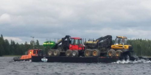 Barge de travail - FB Pontoons