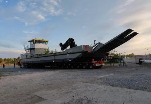 Barge de travail - FB Pontoons - in-bord