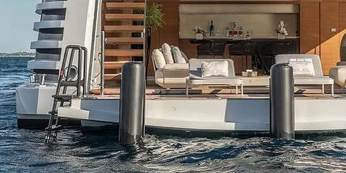 Pare-battage pour yacht - L2 - CARBON EQUIPMENT ltd - d'annexe / de poupe / cylindrique