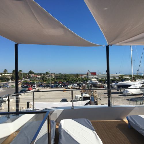 Pied d'auvent pour yacht - AW - CARBON EQUIPMENT ltd - en carbone