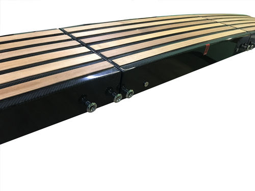 Passerelle de yacht - D1.2-800.01 - CARBON EQUIPMENT ltd - pliante / manuelle / en carbone