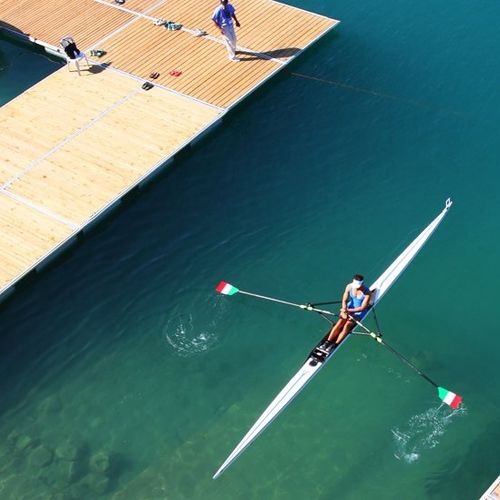 Ponton flottant - HSB Marine  - d'amarrage / pour canoë-kayak / pour aviron